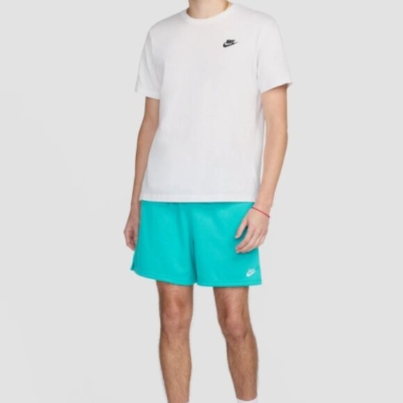 Nike Men's Dri-FIT 5" Mesh Flow Shorts (Dusty Cactus/White) Size Small - Picture 1 of 4